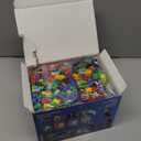 1000 Pieces Building Blocks, Bulk Classic Building Bricks Toy, Big Box of Basic Bricks, Compatible with Major Brands, Educational Construction Toys & Gifts for Kids 4+ (Regular 6c)