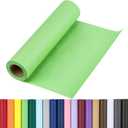 RUSPEPA Light Green Kraft Wrapping Paper Roll, 17.5"x 393"(32.8'), Recyclable Green Gift Wrap Paper for Birthday Gift Wrapping, Table Covering, Art & Craft Supplies, Easter Bouquet Flower, 80GSM