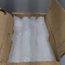 Veiuwa 72 Pack White Pillar Candles Bulk Set, 2x3 2x4 2x6 Inch - 24 Each Size, Dripless Smokeless Clean Burning for Wedding Centerpieces, Home Decor, Church, Romantic Ambiance！