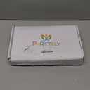 PARTTELY 1920s Mens Costume, Roaring 20s Costumes for Men,1920S Mens Outfit Accessories with Vest Hat Pocket Watch Tie Armband (Small, Black)