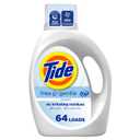 Tide Free & Gentle Unscented HE Deep Cleaning Concentrated Liquid Laundry Detergent 64 Loads - 84 fl oz