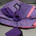 4 Pcs Skating Bag Set Ice Skate Blade Covers Towel Ankle Bone Protection for Boots Quad Inline Skating Most Roller Skate Accessories