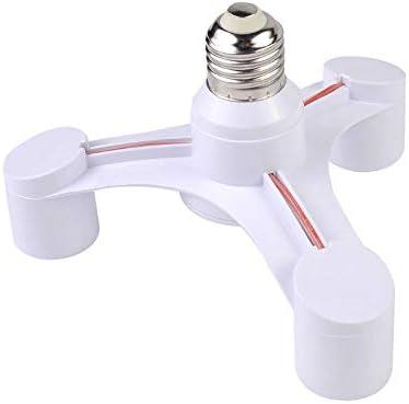 1 to 3 5 Lamp Holder Converters E27 Base Socket Splitter LED Light Lamp Bulb Adapter Holders LAD- - (Color: 1 to 3)