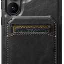 Compatible with Samsung Galaxy S25 Ultra Wallet Case, Magnetic 2 in 1 Detachable Card Holder Case with MagSafe, Vintage Leather RFID Blocking Flip Kickstand Case for Men Women (midnight)