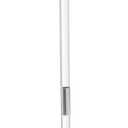 WRINGKIT Acrylic Drink Table for Small Space, Clear Side End Tables, 10" L x 10" W x 21.3" H, Small Round Drink Table for Living Room, Bathroom, Office, Drinks Stand Side Tables