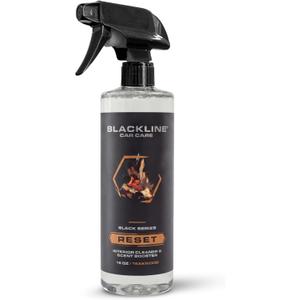 Blackline Luxury Scented Interior Cleaner Reset Deep Cleans & Deodorizes All Surfaces, pH-Neutral High-Foam Formula, Long-Lasting Premium Fragrance for Cars (16 Fl Oz, Teakwood)