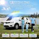 8pcs Car Window Shades for Nissan Rogue 2014-2020 Accessories,Windshield Side Rear Full Sunshade,Sun Visor UV Blocking, Privacy Protection for Camping Outdoor(Not Sport&2021 3rd Gen.T33)
