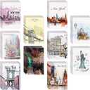 Sinload 100 Pcs New York Travel Gift Pocket Notebook Bulk New York Souvenirs Classic New York Gifts & Collectibles, Souvenirs from USA Travel Mini Journals for Journaling Diary Traveller Women Friends