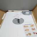 ALL4JIG 1500 Pieces 2-in-1 Tilting & Rotating Puzzle Board for Adults Gifts, Wooden Jigsaw Puzzle Table with 4 Drawers, Portable Board with Lazy Susan and Cover, 25.2" x 34.2" (Metal)