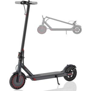 Qlaway Electric Scooter for Adults, 350W/500W Motor, Up to 22 Miles Long Range, 8.5" /10" Solid Tires, 265 lbs Load Capacity, Foldable Commuting e-Scooter with Dual Braking System and App