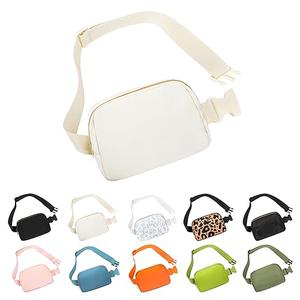 Pack Of 2 Frenou Waist Belt Bag Fashion Fanny Women and Men Gift Waist Pack With Adjustable Strap For Travel Running Hiking Walking Off White