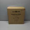 Gas One  14-inch Portable Barbecue Grill with 3-Point Locking Lid for Heat Preservation  Dual Venting System  Small Charcoal Grill for Backyard, Camping, Boat