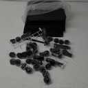 HOMIDEC Closet Organizers and Storage, 9 Cube Storage Organizer, Portable Closet Organizer Cubes Shelves for Clothes, Bedroom, Kids Room, Bathroom, Wardrobe, Garment Racks, Black (Large)