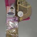 TISHINING Layered Short Blonde Pixie Wigs for White Women Dark Brown Ombre Blonde Pixie Cut Wig with Bangs Synthetic Natural Looking Daily Party Wig