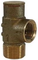 Merrill MFG 3/4" Lead-Free Brass Pressure Relief Valve – 100 PSI Water System Safety Valve, NPT Thread, Durable Corrosion-Resistant Design for Well, Plumbing & Irrigation Systems, 0.75 Inch