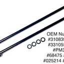 Qty (2) 28inch #3108392.139#3310555.010 Replaces RV Awning Gas Struts Lift Spring Shocks 28.74" 150Lbs,Compatible with Dometic RV Awnings PM3990 68475 80985 025214 69-3723,8PCS Star Washer