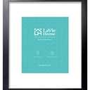 LaVie Home 16x20 Picture Frame Black Poster Frame,Display Pictures 11x14 with Mat or 16x20 Without Mat, Stable and Sturdy Frame and Polished Plexiglass, Horizontal and Vertical Format of The Walls
