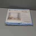 Sky Blue Voile Sheer Curtains 84inch Long Set of 2 Panels