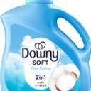 Downy Soft, 2 in 1 Soft and Fresh Liquid Fabric Softener, Cool Cotton, 111 fl oz, 150 Loads, Fabric Conditioner Liquid Provides Softness and Freshness for Fabrics