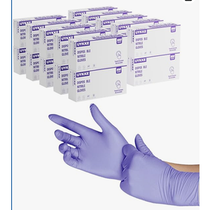 UYKKE Nitrile Disposable Gloves 4 Mil Nitrile Cleaning Gloves Latex Free for Food Prep, Cooking,Lab,Home,Salon&Tattoo