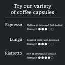 Amazon Brand - Solimo Lungo Capsules, Compatible with Nespresso Original Brewers, Medium Roast, 50 Count (Pack of 1)