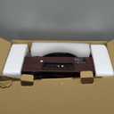 Vinyl Record Player Turntable with Built-in Bluetooth Receiver & 2 Stereo Speakers, 3 Speed 3 Size Portable Retro Record Player for Entertainment and Home Decoration (Brown)