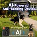 Anti Barking Device for Dogs, Ultrasonic Dog Bark Deterrent Devices, stop barking dog devices- 50Ft Range, 4 modes to suit all types of dogs, Activates Only for Real Barks, Safe Indoor/Outdoor Use