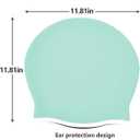 Extra Large Swim Cap - Swim Cap for Long Hair, Dreadlocks, Weaves, Hair Extensions, Braids, Curls & Afros - Silicone Swimming Cap for Women & Men, Keep Hair Dry
