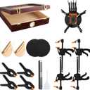 Threelf Card Flattening Kit,Card Repair & Restoration Kit Trading Cards Cleaning and Grading Tool,Ideal Cards Centering Grading Tool for Fixing Bent or Lifted Edges