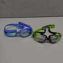 Aegend Kids Swim Goggles, Pack of 2 Swimming Goggles for Children Boys & Girls Age 3-14 (Blue & Clear Green)