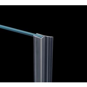 Flexible Shower Door Side Seal Strip 100 Inch Shower Door Side Sweep for 3/8" Framelss Glass Door