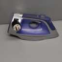 Hamilton Beach Steam Iron & Vertical Steamer for Clothes with Scratch-Resistant Durathon Soleplate, 8' Retractable Cord, 3-Way Auto Shutoff, Anti-Drip, 1500 Watts, Blue