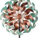 DREAMSOUL 360 Wind Spinners Outdoor, Metal Wind Spinner 64 Inch Windmill for Yard Garden Outdoor Decor