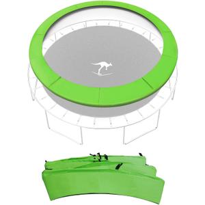 Kangaroo Hoppers Universal 12/14/15FT Trampoline Replacement Safety Pad, Waterproof Surround Spring Foam Cover for Round Frame