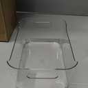 CiWiVOKi 11 Pack Clear Plastic Storage Bins, Acrylic Organizer and Containers with Handle for Pantry, Cabinet, Closet, Refrigerator, Freezer, Bathroom, Kitchen Under Sink Storage