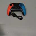 Wireless Switch Controller for Nintendo Switch/Switch 2/Lite/OLED Controller, Switch Controller with a Mouse Touch Feeling on Back Buttons, Extra Switch Pro Controller with Wake-up,Programmable, Turbo Function (Red+Blue)