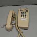 Sangyn Retro Wall Phones for Landline with Mechanical Ringer Corded Telephone Wall Mounted with Indicator Waterproof Old Style Landline Phones for Home Kitchen, Beige