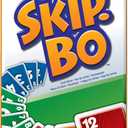 Mattel Games, Skip-BO Card Games for Ages +7, Card sequencying Family Game from UNO Creators, 52370