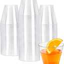 N9R 100PCS 9 oz Clear Plastic Cups for Cold Beverages, Disposable Plastic Cups Tumblers, Heavy Duty Cocktail Cups for Parties, Weedings, Events and Gatherings