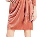 Anne Klein Womens Velvet Short Sheath Dress (XL)