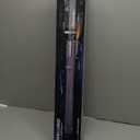 2 Pcs 31.5-inch Iridescent Lightsaber Blade with Hit-Sensitive Sound and Fog Effect | Type-C Charging | Perfect for Rave Parties, Cosplay, and Showcases (Black & Red Dual Pack)