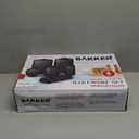 6-Piece Nonstick Gray Marble Coated Bakeware Set - Professional Quality Carbon Steel Pans with Silicone Handles - Ideal for Oven, Refrigerator, Freezer - Dishwasher Safe