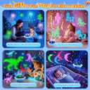 One Fire Night Light for KidsToys, 6 Films+78 Lighting Modes Star Projector,Rechargeable Night Light Projector,360°Rotion Star Lights for Bedroom Decor,Birthday Gifts for Kids Baby Sensory Toys Autism