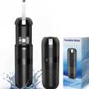 Portable Bidet for Travel - Electric Travel Bidet with 180 Adjustable Nozzle, 2 Spray Modes & IPX7 Waterproof | Rechargeable Personal Hygiene Solution for On-The-Go Adults (Black)