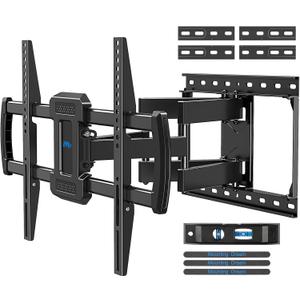 Mounting Dream TV Wall Mounts Bracket for Most 42-84 Inch TVs, UL Listed Premium TV Mount Full Motion with Articulating Arms, Max VESA 600x400mm and 100LBS, Fits 16", 18", 24" Studs, MD2296-24K