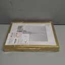 upsimples 11x14 Picture Frame Set of 3, Display Pictures 8x10 with Mat or 11x14 Without Mat, Wall Gallery Photo Frames, Gold