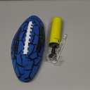 Wave Runner Glow in The Dark Junior Size Waterproof LED Football for Kids, Teens & Adults – Color-Changing Light Up Football with Type-C Rechargeable Design & Pump Included, Blue