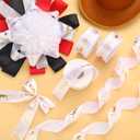 3 Rolls 75 Yards Drill Team Homecoming Mum Ribbons Gold Foil Sports Ribbon Crafting Sewing DIY Crafts Drill Team Cheerleader Gifts for Homecoming Week Party Decorations