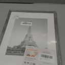 upsimples 11x14 Picture Frame, Display Pictures 8x10 with Mat or 11 x 14 Without, Wall Hanging Photo Frames, Gray, 1 Pack