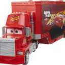 Mattel Disney and Pixar Cars Transforming Mack Playset, 2-in-1 Toy Truck & Tune-Up Station with Launcher, Lift & More